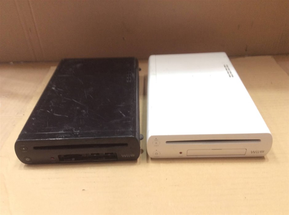 Nintendo WUP-101(04) and WUP-001(04) Wii U Game Console (Lot of 2)