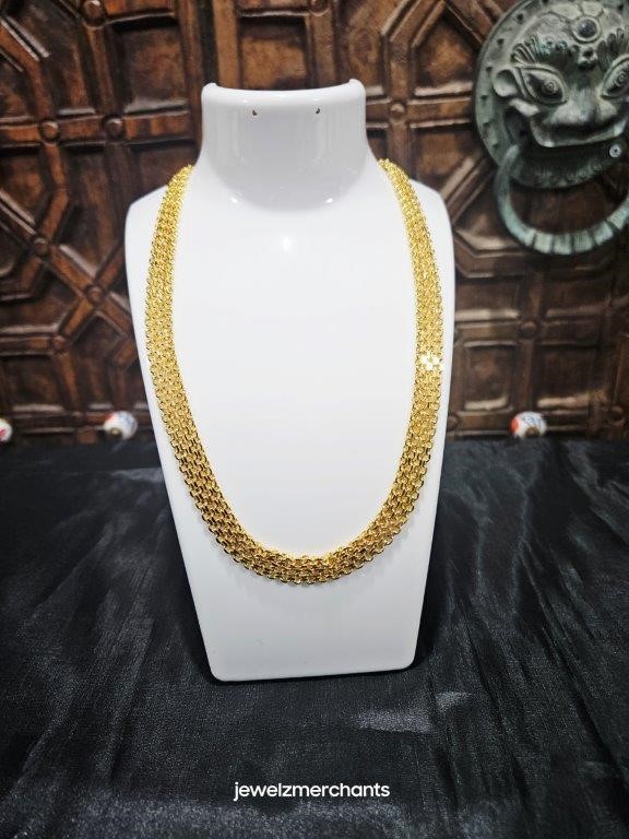 18KGold Filled/Italy Stamped Yellow Chain-50CM-10MM-Bonus Gift