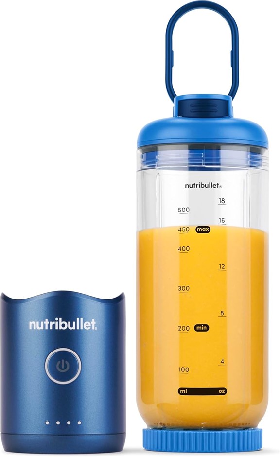 NUTRIBULLET Flex Portable Blender, Sapphire Blue.