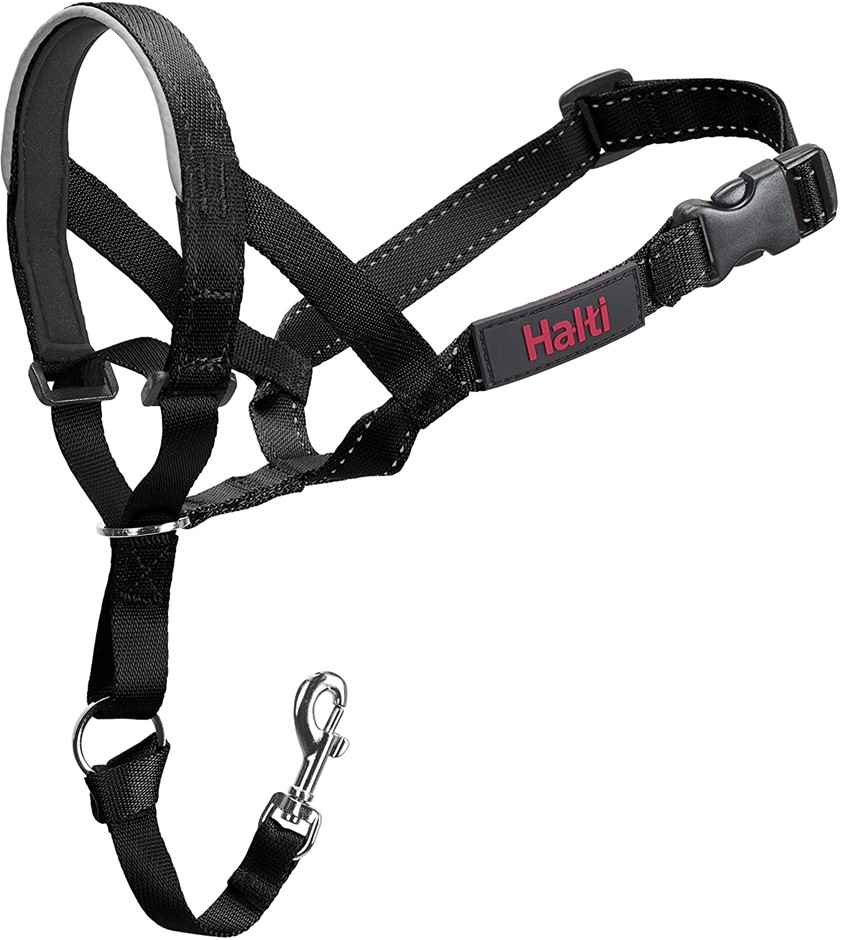 The Company of Animals 11420A Halti Headcollar, Black, Size 4