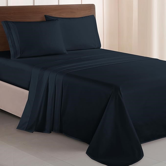 Elegant Comfort 1500 Thread Count Egyptian Quality 4-Piece Bed Sheet Sets,