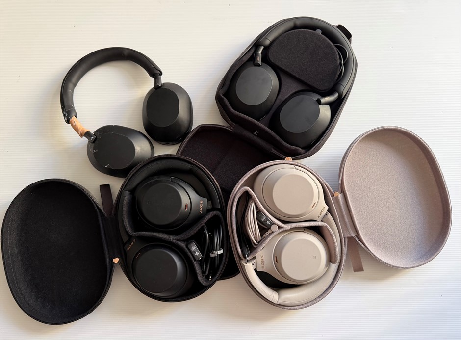 Sony WH-1000XM5 / WH-1000XM4 Wireless Headphones - For Parts (Lot of 4)