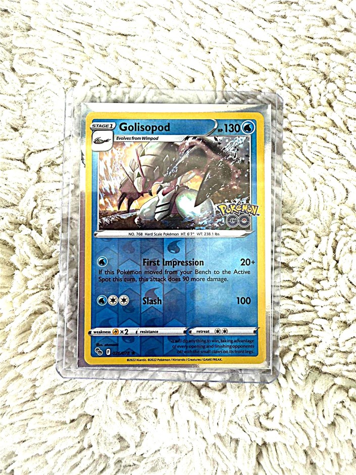 Golisopod holo Pokémon GO