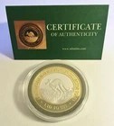NEW WITH C.O.A. 500 Made 43mm "SILVER STUNNER"  KANGAROO. COIN