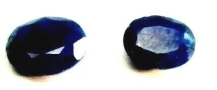 2.25 carat 2 dark oval shape sapphire