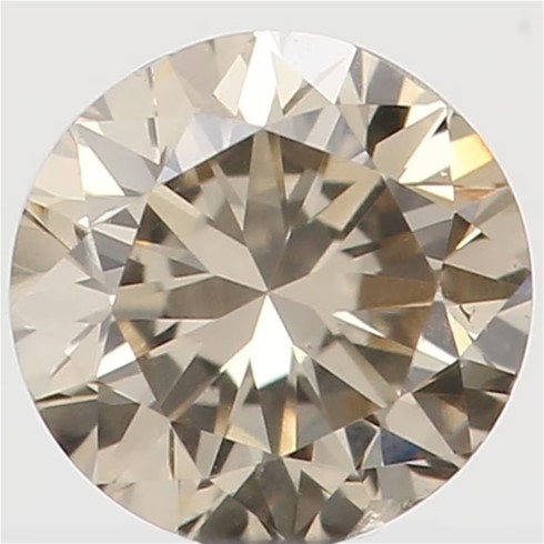 0.04 Carat Natural light brown diamond