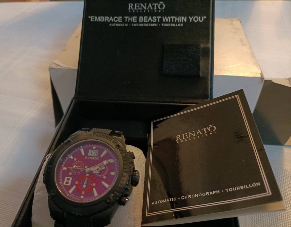 Renato " Buzo Colleczioni" Watch Swiss Mvnt. collectors Edition No. 13 of 7