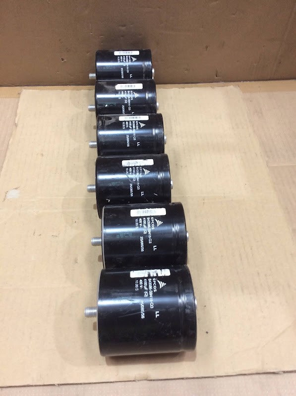 EPCOS B43586-S9418-Q3 Electrolytic Capacitors (Lot of 6)