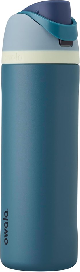 OWALA FreeSip Insulated Stainless Steel Water Bottle with Straw - 710ml (24