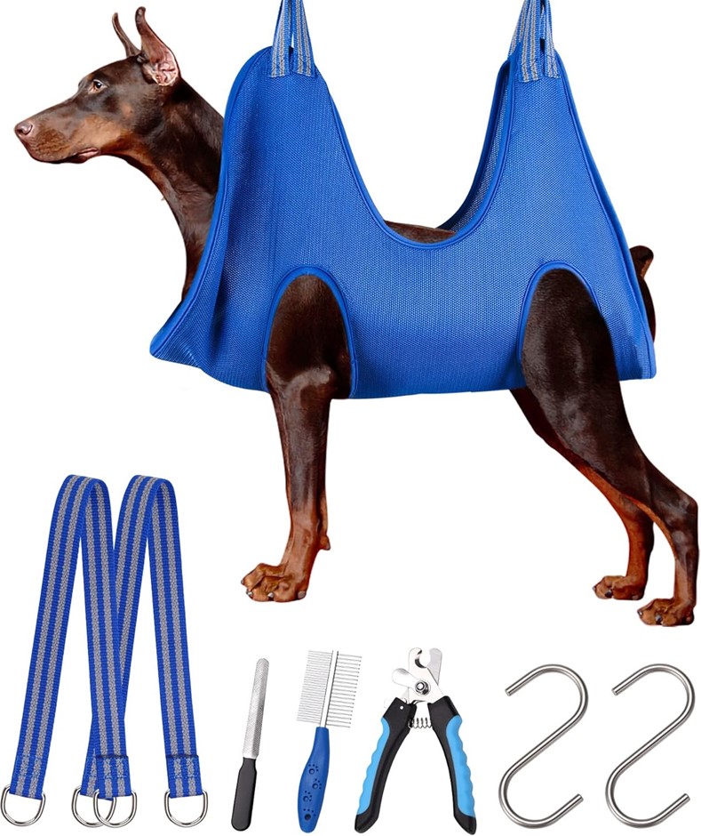 OVTEXZOG Dog Grooming Hammock Pet Grooming Hammock Dog XXL