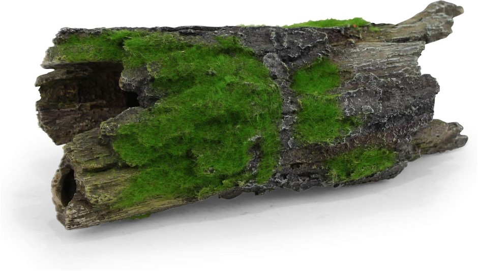 KAZOO Driftwood Ornament with Textured Moss, Large