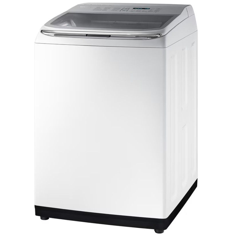 SAMSUNG 13kg Activ Dualwash Washer, WA13M8700GW. NB: Used, has scratches/ma