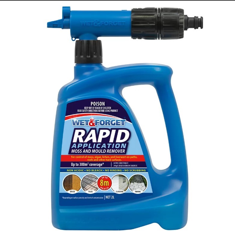 Wet & Forget Rapid Application Moss And Mould Remover 2L