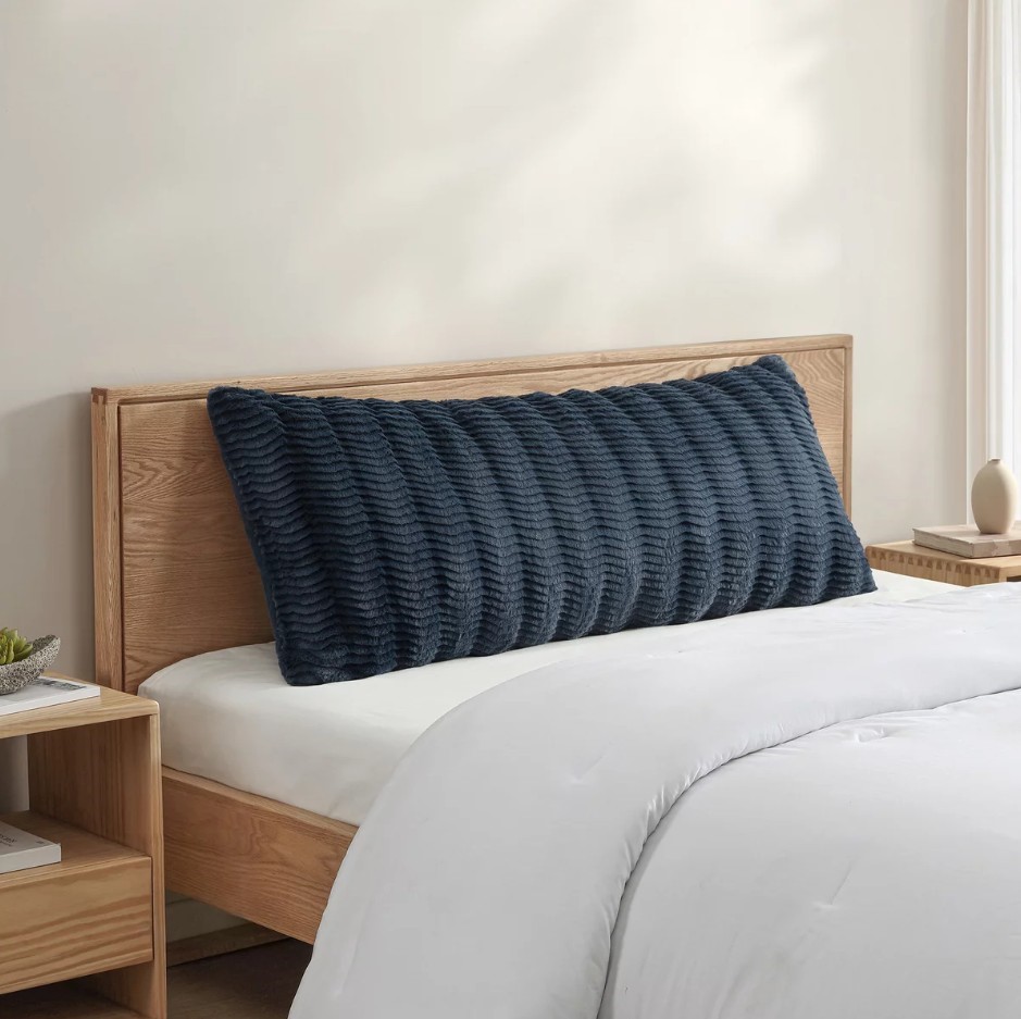 CASUAL LIVING Natalie Body Pillow, Navy, 50cm x 121cm. N.B: Slightly unstit