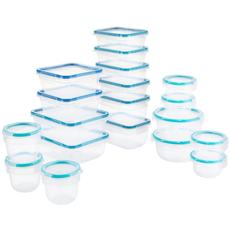SNAPWARE Plastic Food Storage 38 Piece Set. N.B: Damaged packaging.