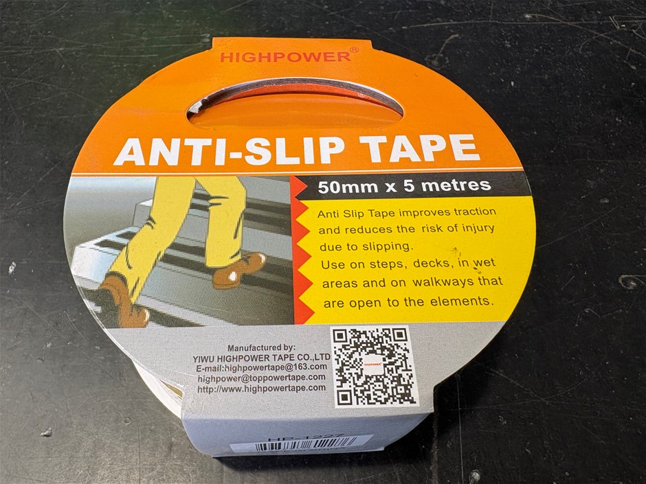 New Never Used Qty 9 of Highpower Anti-Slip Tape (Quantity 9 Tapes)