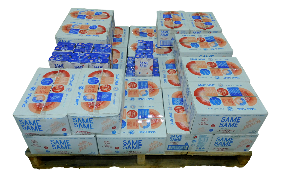 NSW P/Up ONLY PLT of 27 Ctns Same Same White Peach Hard Seltzer (24x 250mL)