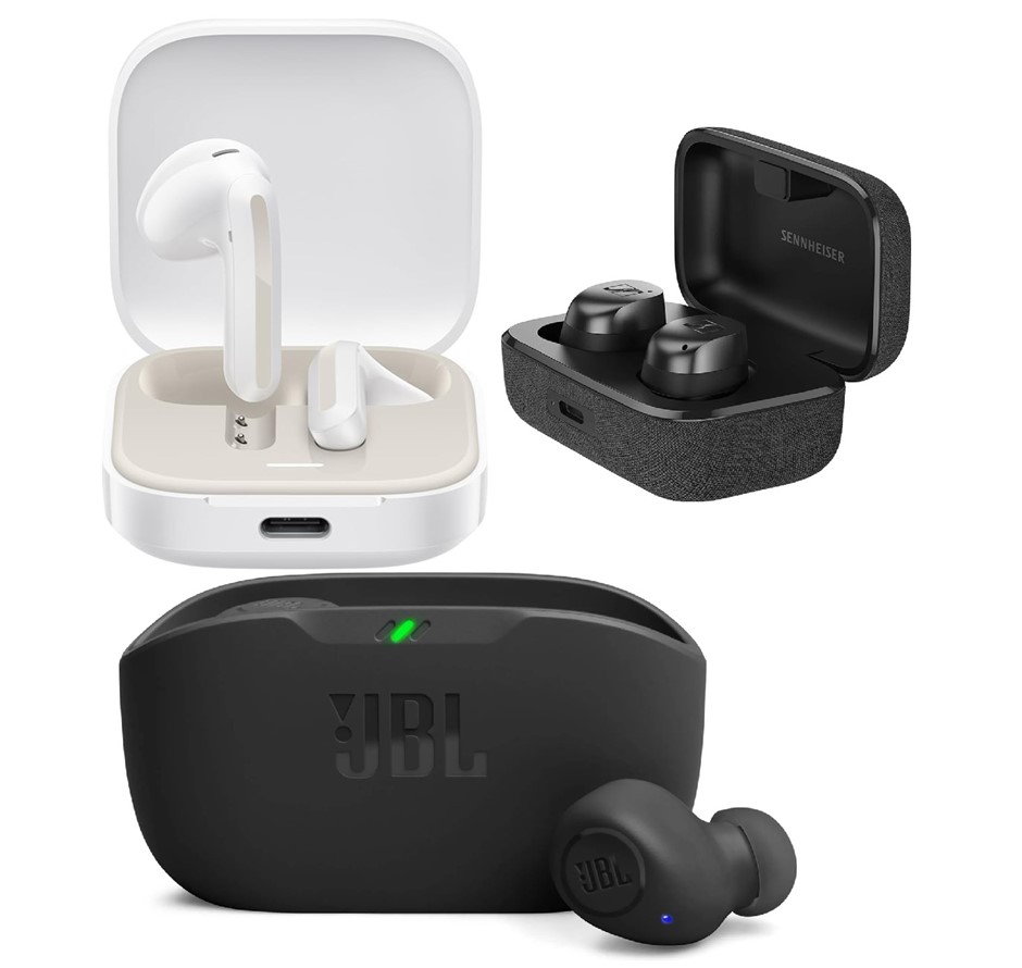 3 x Assorted Wireless Earbuds. 1 x JBL Wave Bud True Wireless Stereo Earbud