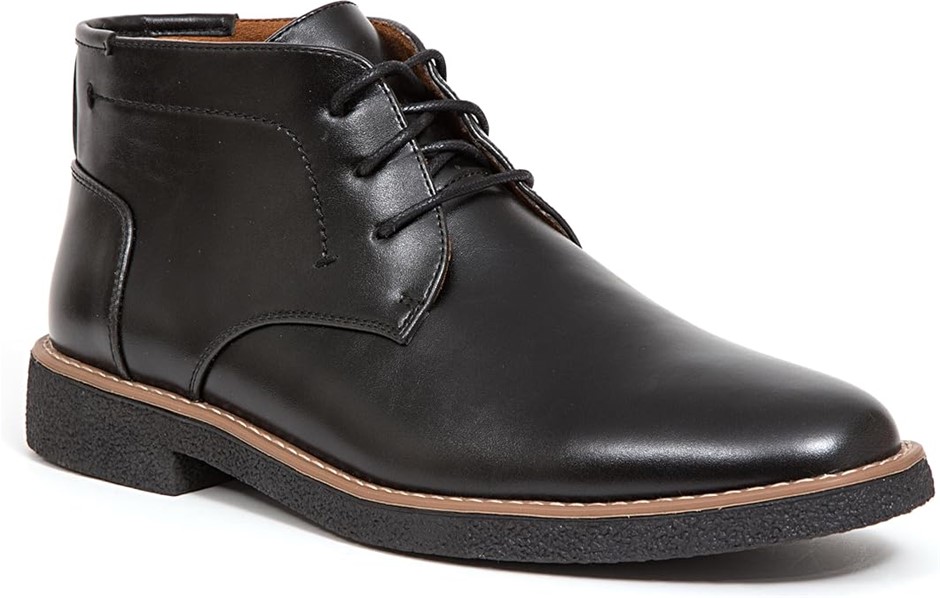 DEER STAGS Men's Bangor Memory Foam Dress Casual Comfort Chukka Boot, Size