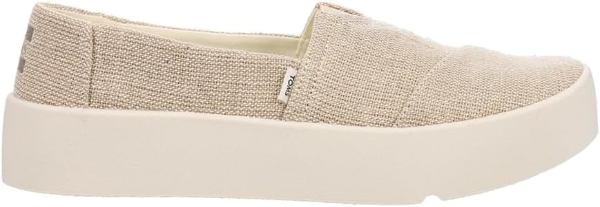 TOMS Women's Verona Slip-On Sneaker, US7/EU37.5, Natural Heritage Canvas, 1