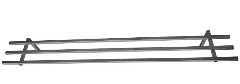 1900 Square bars Stainless Steel Shelve