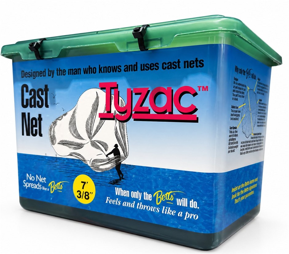 BETTS 3112649-SSI Tyzac Cast Net 7ft Mono 3/8 inch Mesh Box