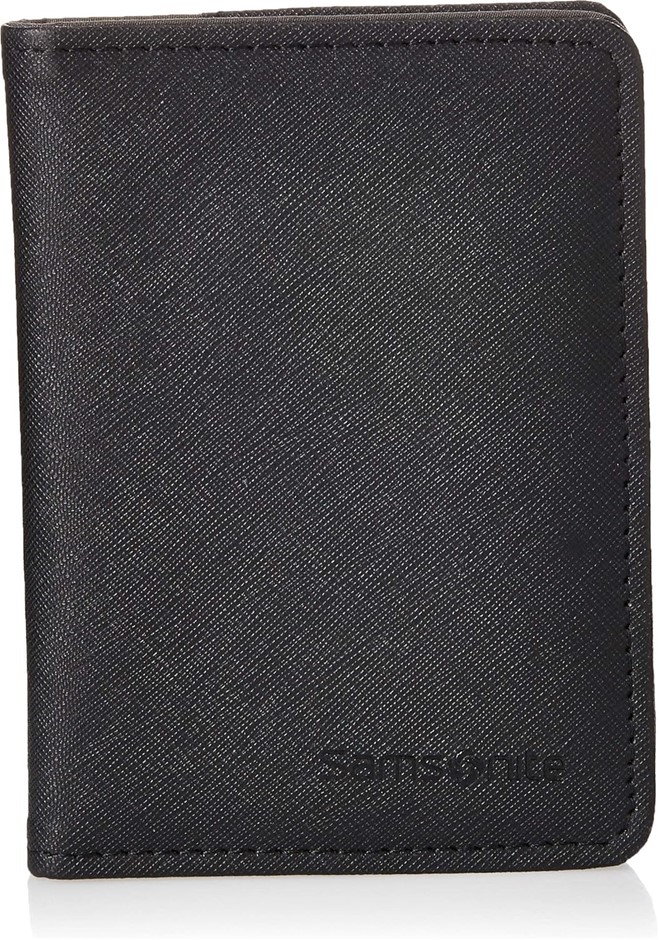 SAMSONITE RFID Passport Wallet, Black, One Size