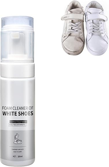 TBTFW Shoe Cleaner Kit, White Shoe Cleaner Foam, Removes Stains On Sports,