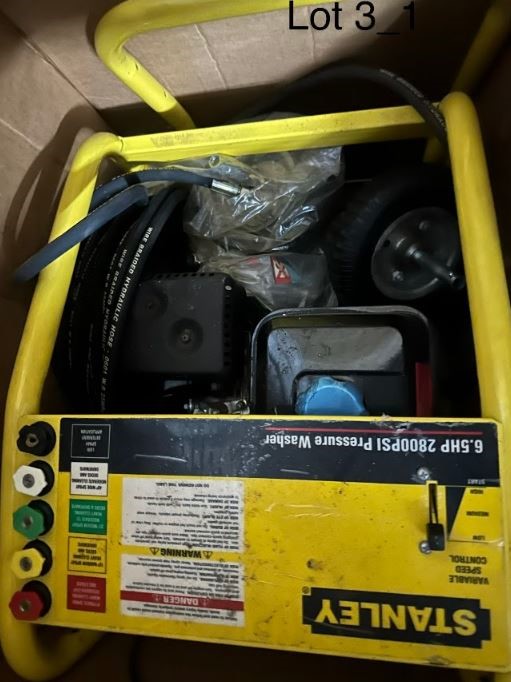 END OF LEASE SALE: Stanley Pressure Washer