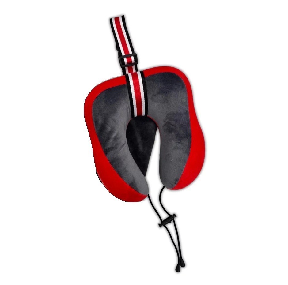 HUNTER Travel Pillow, Red. N.B: Not in original packaging.