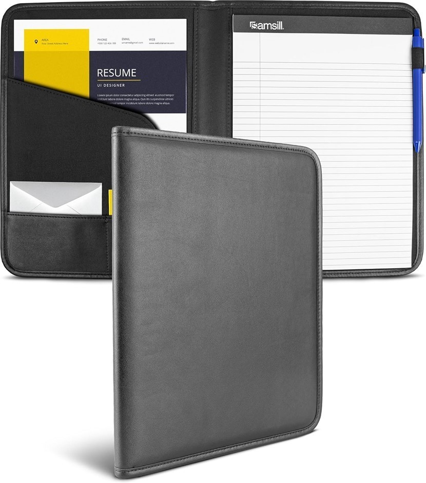 SAMSILL Professional Padfolio - Resume Portfolio/Business Portfolio, Docume