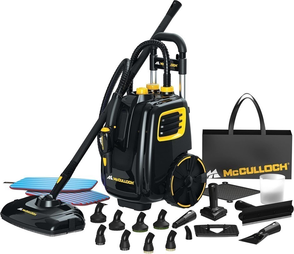 MCCULLOCH Steam Australia MC1385 Deluxe Canister Steam System.