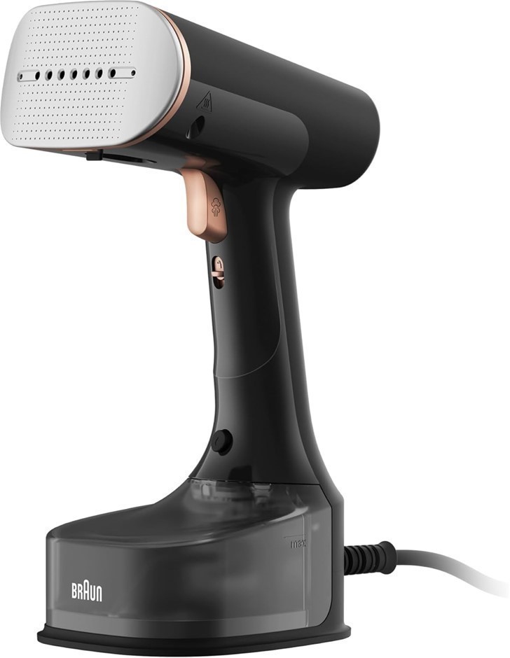 BRAUN Household QuickStyle 7 GS7077BK, Garment Steamer with Dual Heated Fre
