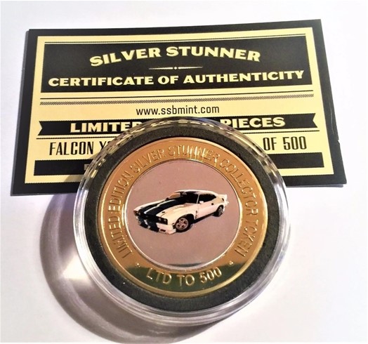 The NEW XC Ford Cobra Colour ``SILVER STUNNER`` 43mm COIN