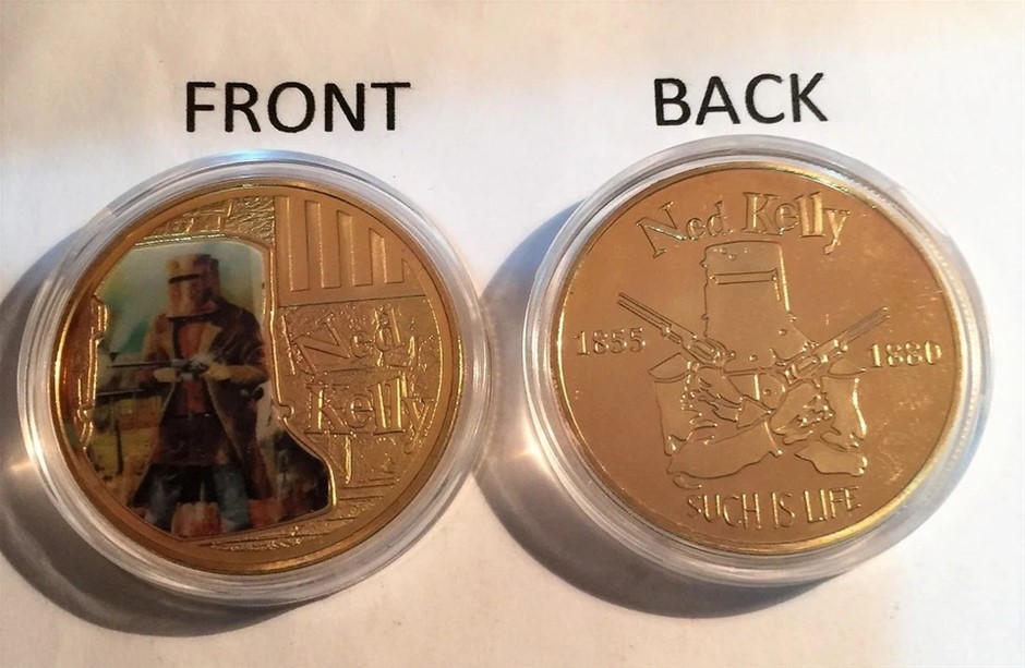 New Outstanding NED KELLY "Helmet Art #2" 1 Oz Coin