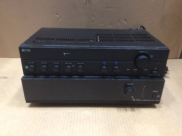 TOA P-1812&A-2030 PA Amplifiers (Lot of 2)