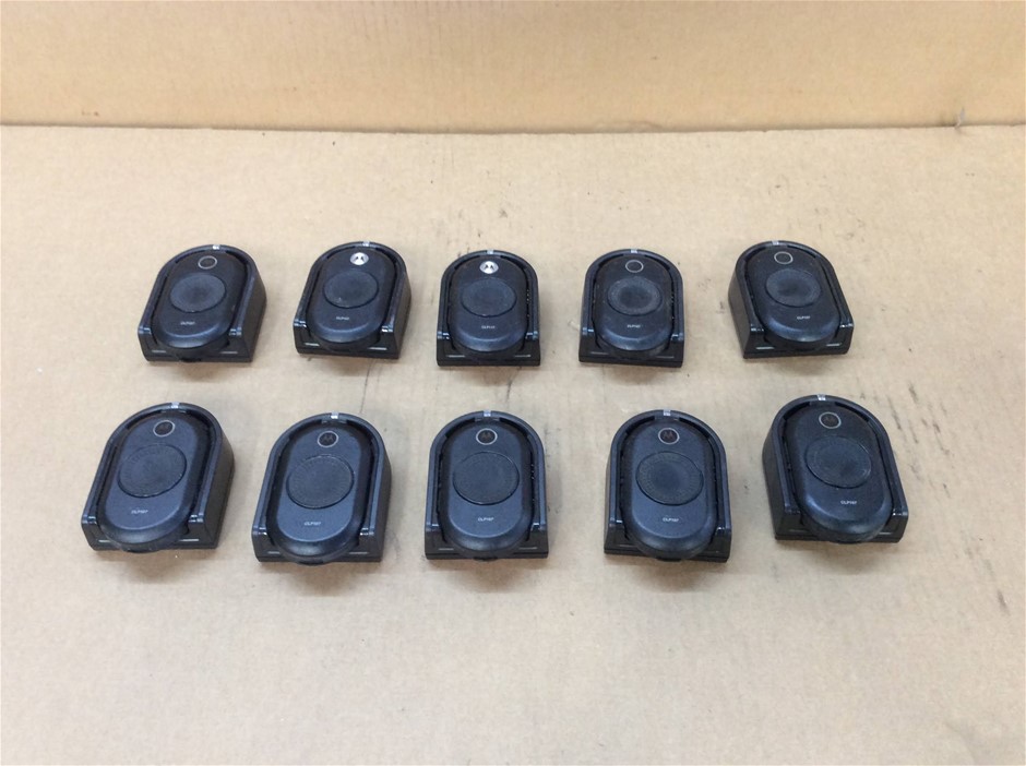 Motorola CLP107 Two-Way Radio with Charging Dock (Lot of 10)