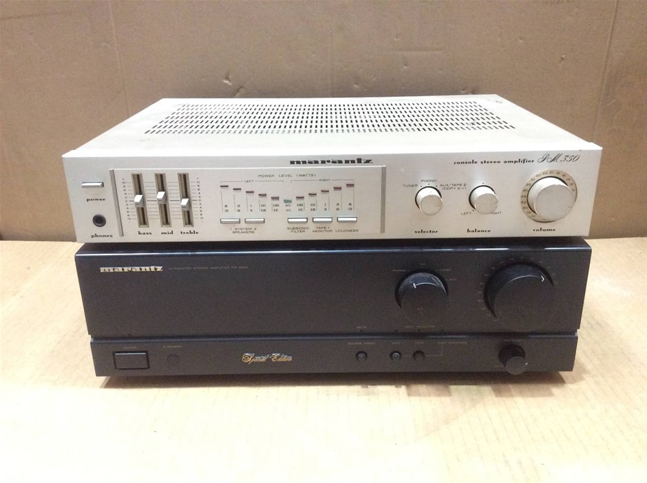 Marantz PM350 Console Stereo Amplifier + PM-66SE Integrated Amplifier