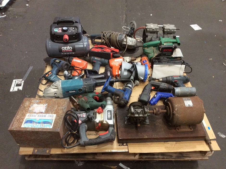 Mixed Brand Power Tools And Equipment
