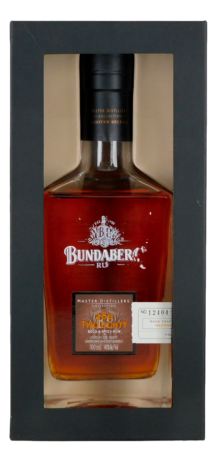 Bundaberg Rum M.D.C. Two Eighty (280) 2013 (1x 700mL), QLD.