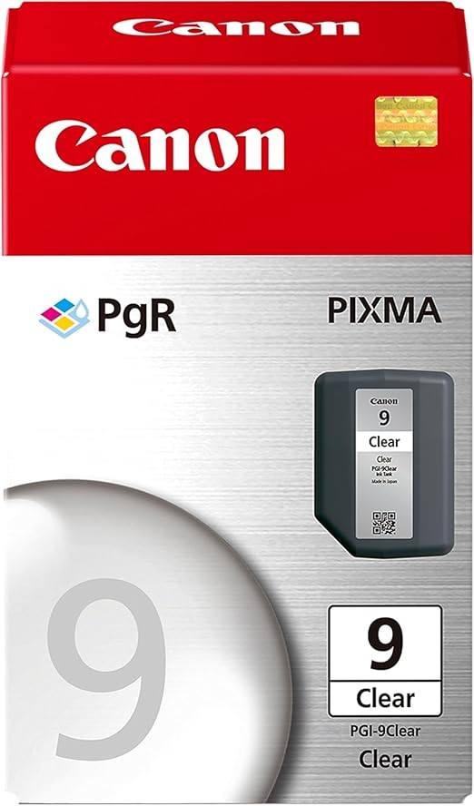 Canon PGI-9 Genuine Clear Ink Tank, Compatible with MX7600, and IX7000 Prin