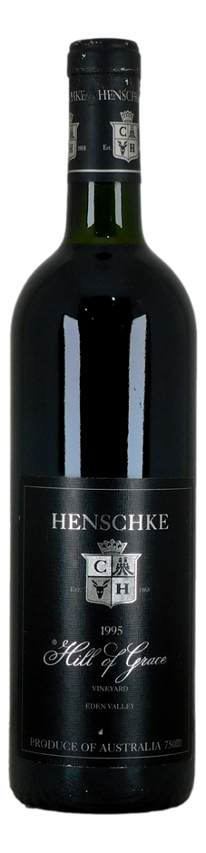 Henschke `Hill of Grace` Shiraz 1995 (1 x 750mL) Eden Valley, SA.