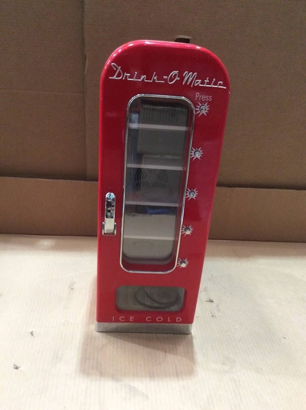 Drink-o-matic Red Novelty Soda Vending Machine