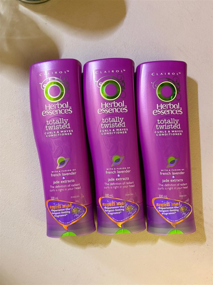 3x CLAIROL Herbal Essences Totally Twisted Curls & Waves Conditioner(300mL)