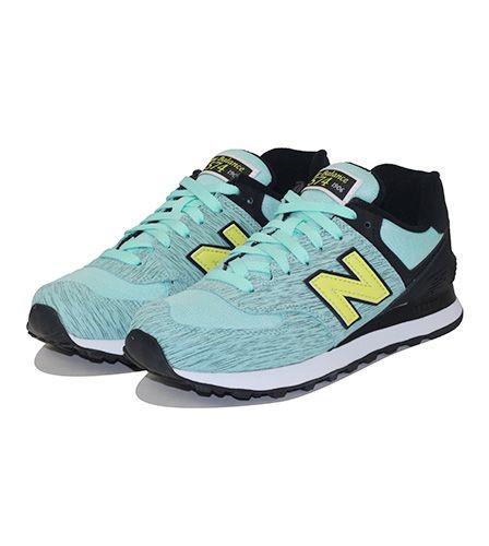 New Balance Women's 574 'Sweatshirt - Aqua' Shoes (US 9, UK 7) (WL574WTD)