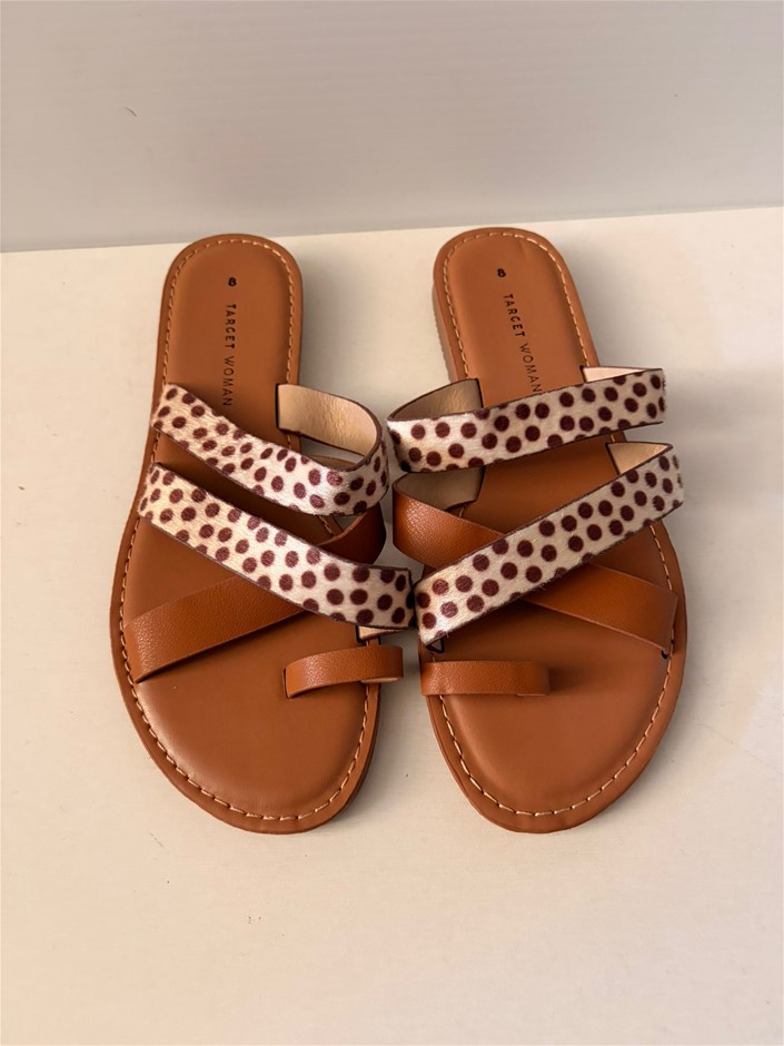 Target Women's Flat Sandals (Size: 8) (HT0921)