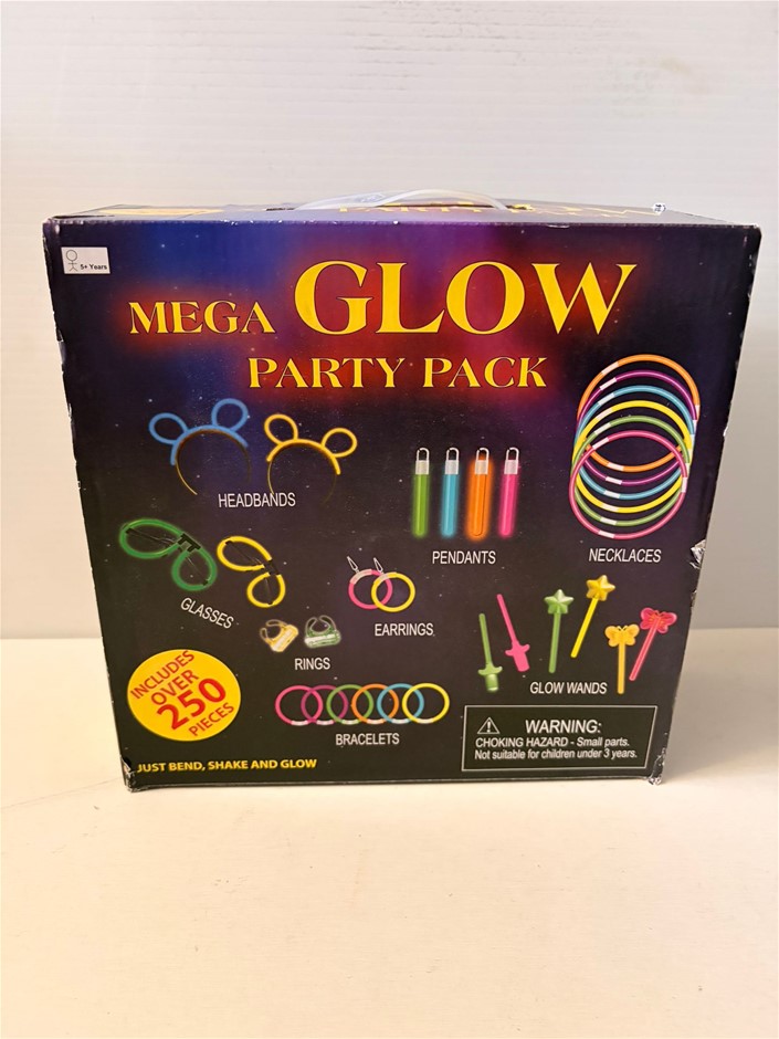 Mega GLOW Party Pack (NB: Used, Missing Many Pieces)
