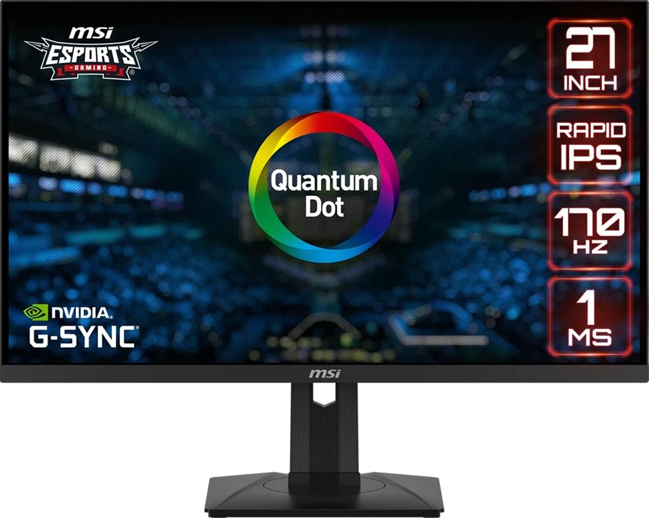 MSI G274QPF-QD, WQHD, 2560 X 1440, 170 Hz, 1 ms, 27 Inch Gaming Monitor.  B