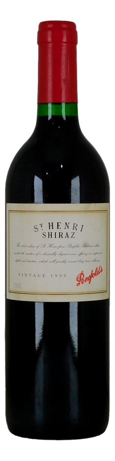 Penfolds St Henri Shiraz 1999 (1x 750mL), SA.