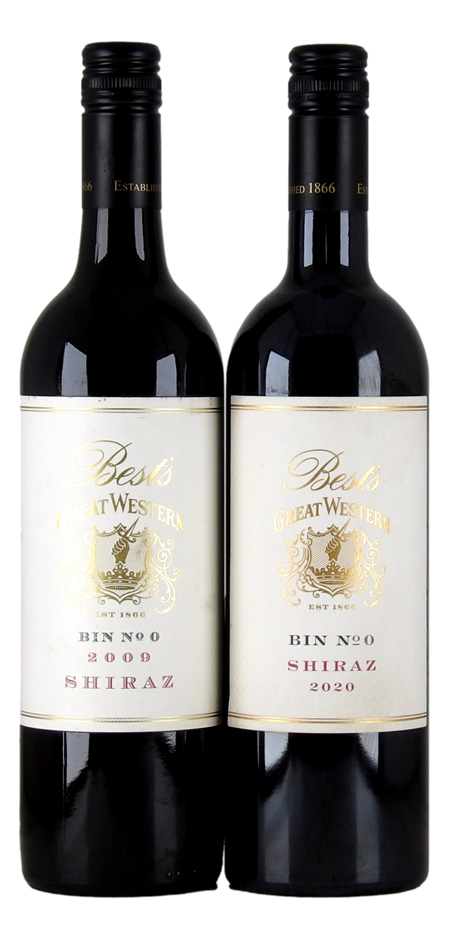 Best`s Great Western Bin No.0 Shiraz 2009/20 (2x 750mL) Vic